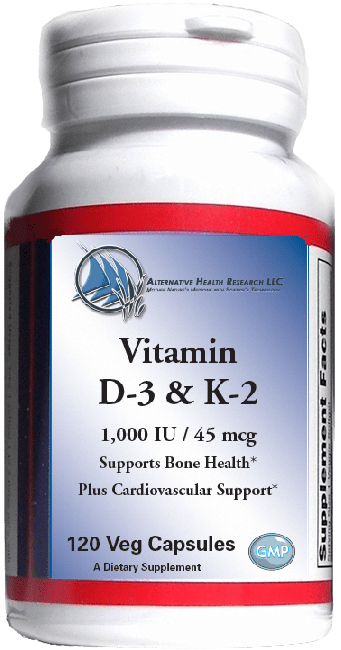 I've heard that Vitamin D-3 should be taken with Vitamin K-2. Do you offer a product that contains both?